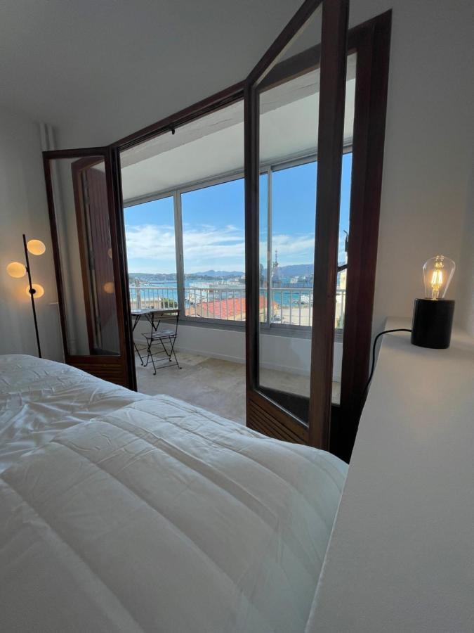Design T3 Vue Mer Et Montagne 2 Chambres 3Mn De La Plage Fibre Clim Сен-Мандрие-сюр-Мер Экстерьер фото